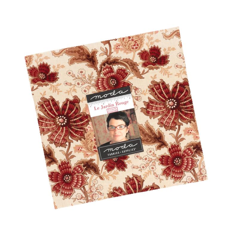 Le Jardin Rouge Layer CakeÂ® 36150LC Moda Precuts#1