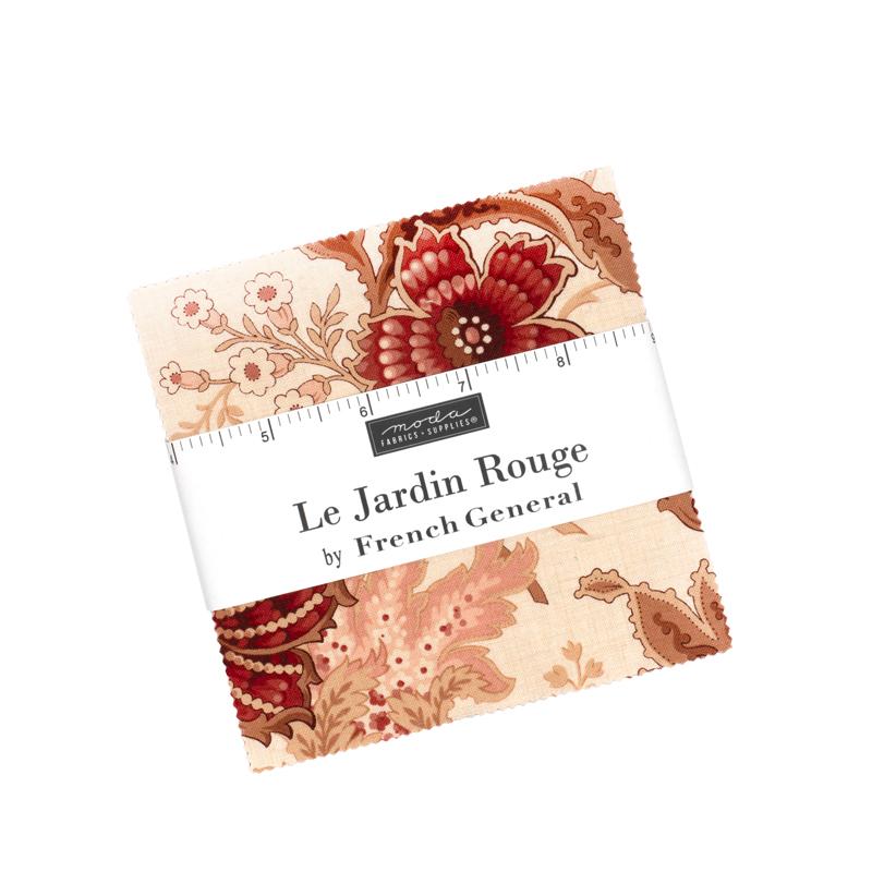 Le Jardin Rouge Charm Pack 36150PP Moda Precuts#1