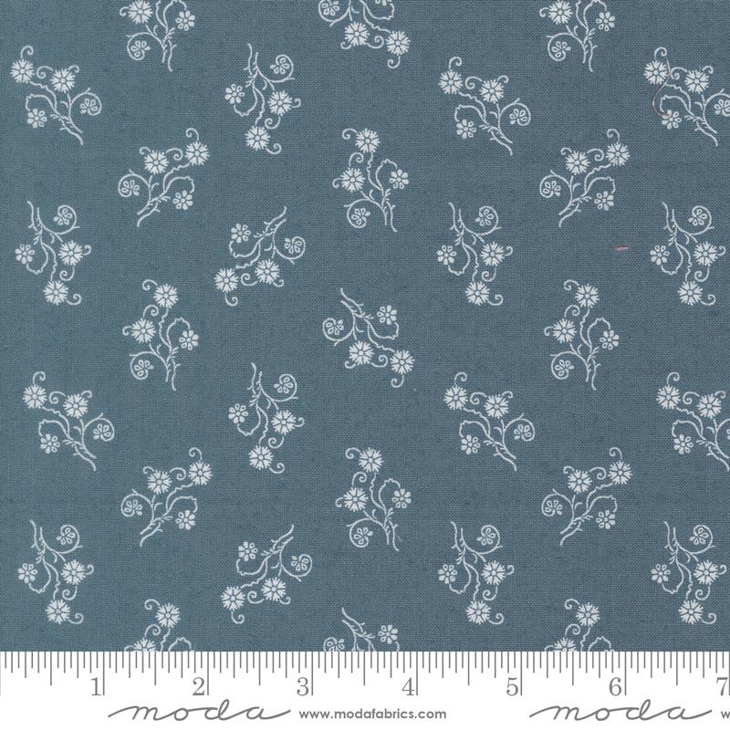 Wildflower Gather Blue Bonnet 49356 13 Moda #1