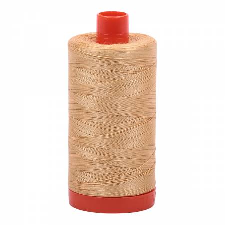Aurifil Cotton Thread Solid 50wt #5001 Ocher Yellow