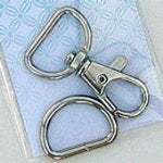 Swivel Clip and D Ring Sliver