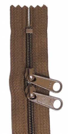 24" Chocolate Zipper