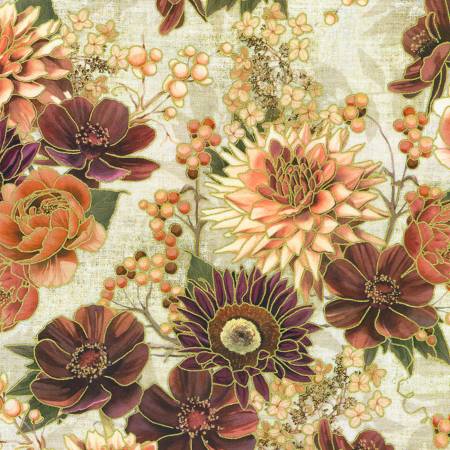 Hello Fall 23917-156 Linen Florals