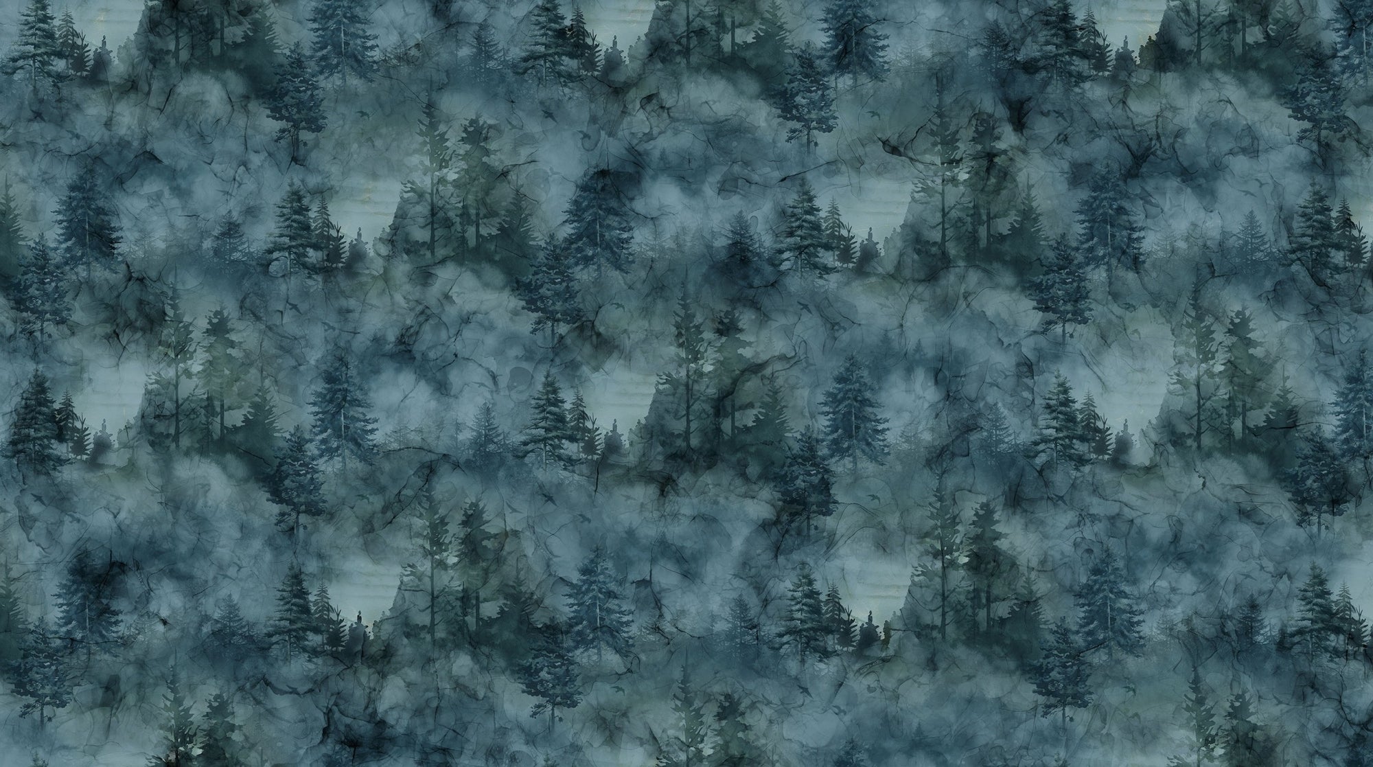 Altitude DP29163-47 Tonal Trees Dark Blue