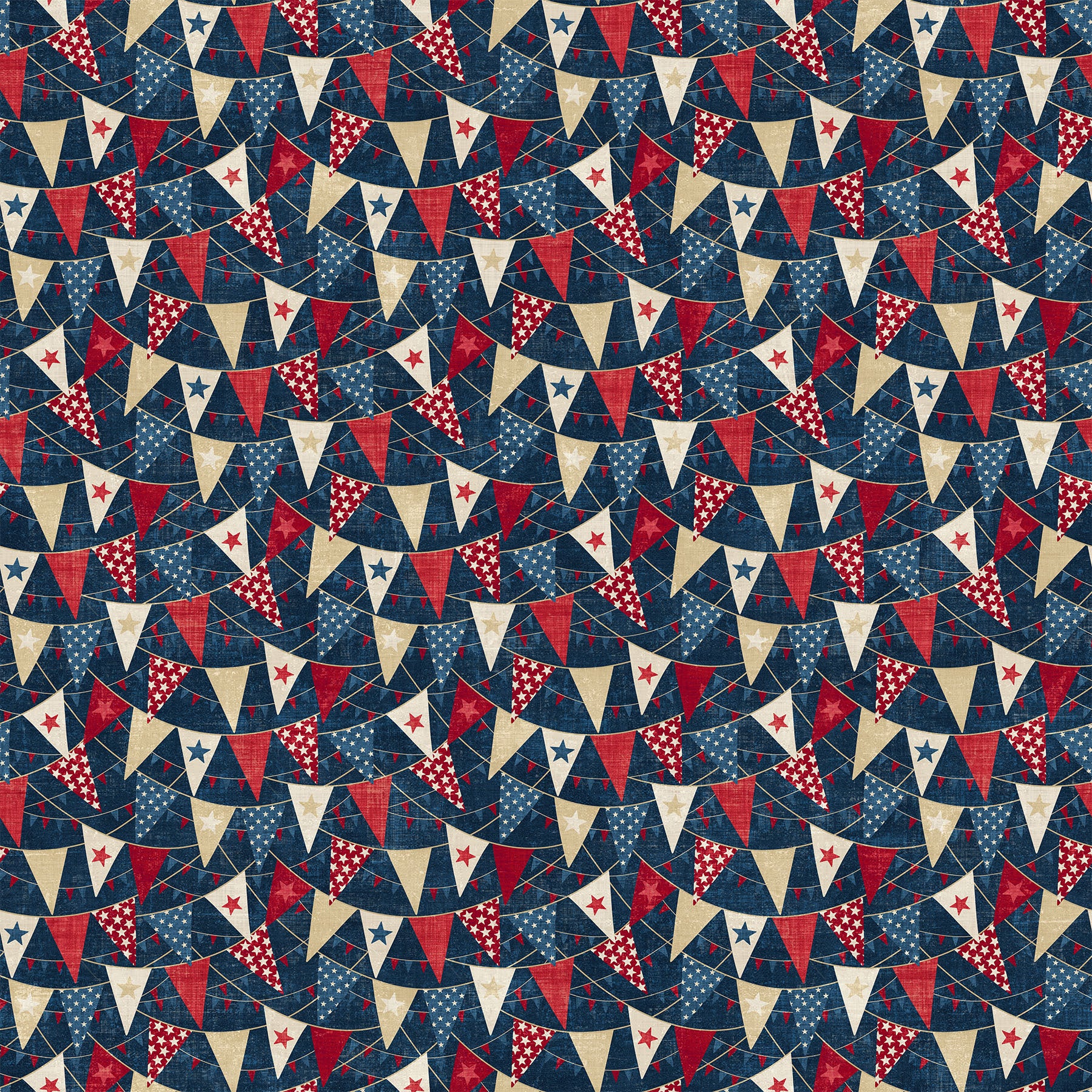 American Heartland 28733-49 Navy Multi Bunting