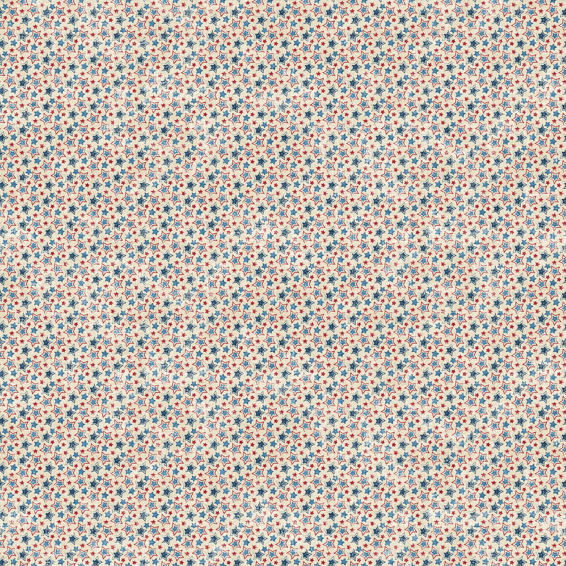 American Heartland 28735-11 Cream Multi Star Toss