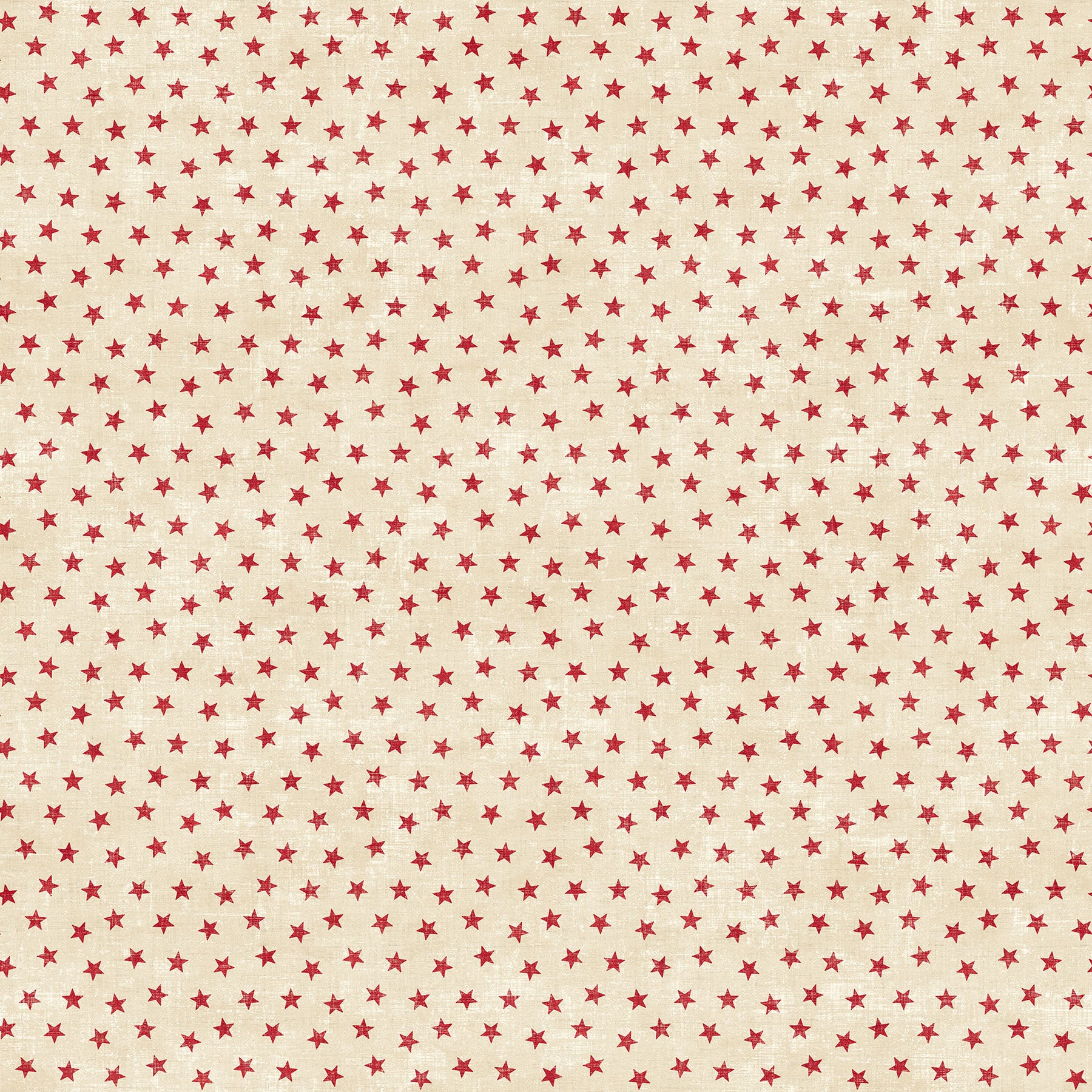 American Heartland 28737-11 Cream/Red Stars
