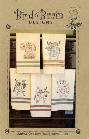 Animal Stackers Tea Towels