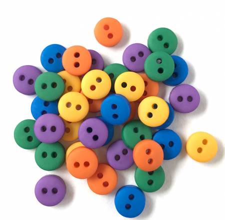 Tiny Gemstone Buttons 1/4"