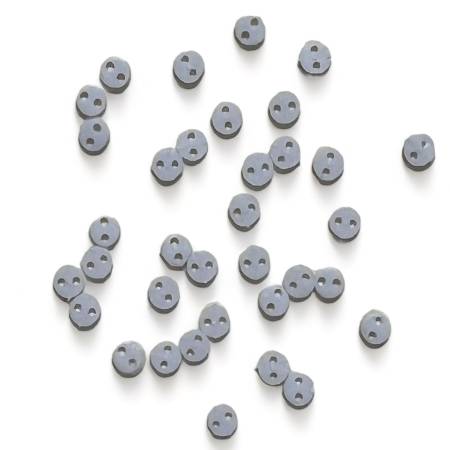 Micro Buttons White 1/8 inch