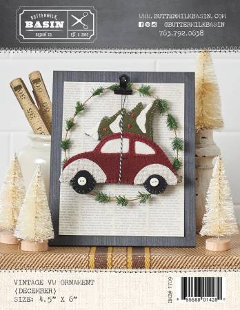 Vintage December VW Ornament Wool Kit