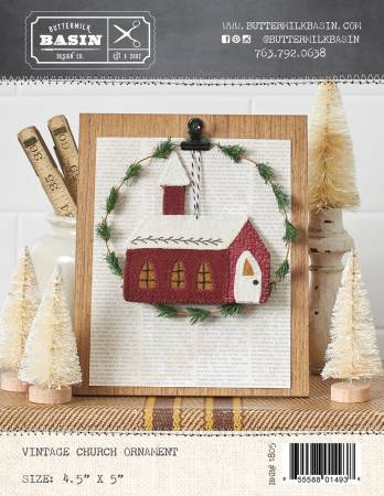 Vintage Church Ornament Wool Kit