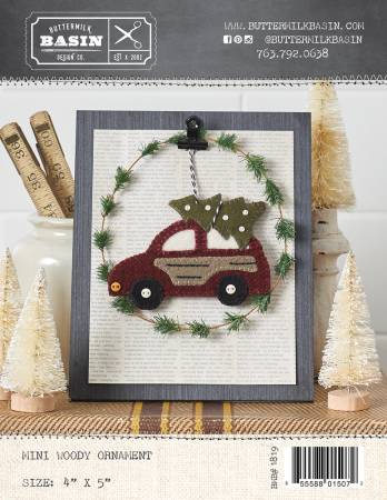 Mini Woody Ornament Wool Kit