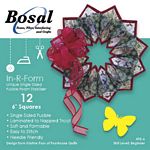 Bosal (12) 6" square Fold n Stitch Wreath
