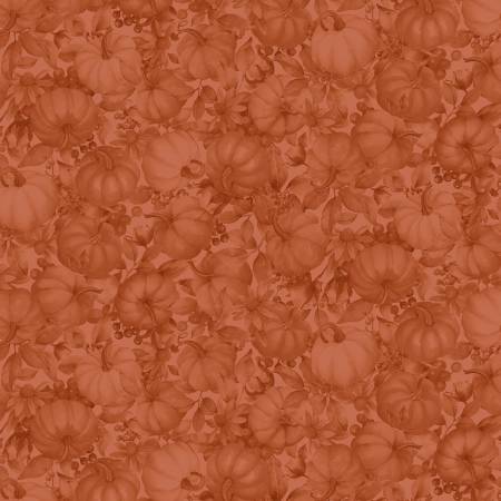 Bountiful Tonal Pumpkins 5884-O