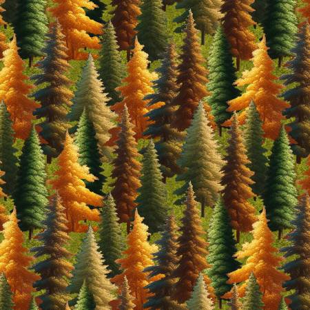 Wilderness Song Green Forest Trees BQ4175-60