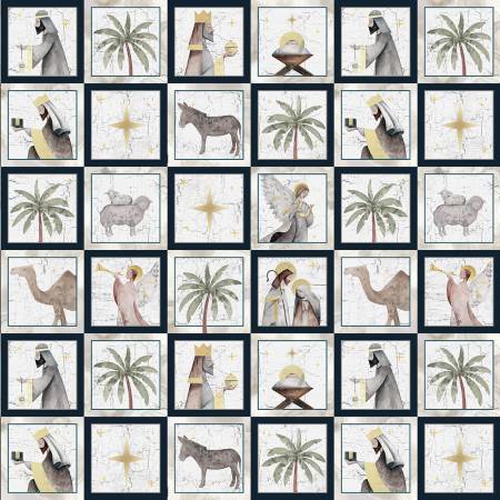 Silent Night 4708-77 Navy Small Blocks