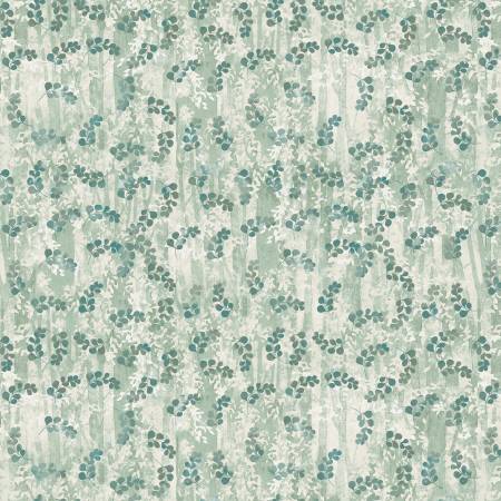 Wild n Free 4923-11 Teal Foliage