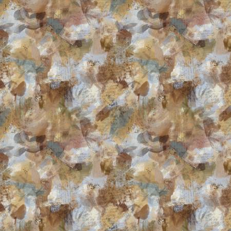 Nature's Canvas 4998-35 Brown Abstract Floral Texture