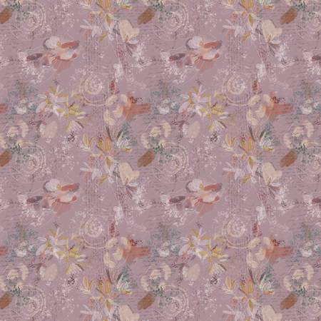 Nature's Canvas 5000-55 Lt Plum Spaced Abstract Floral