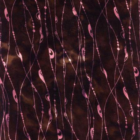 Batiks Rayon String Theory Espresso BTR23130-139