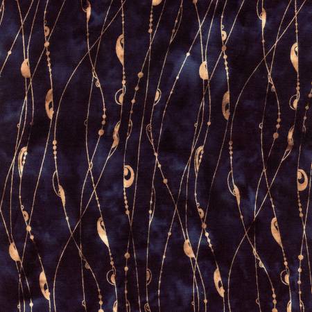 Batiks Rayon String Theory Black Bean BTR23130-168
