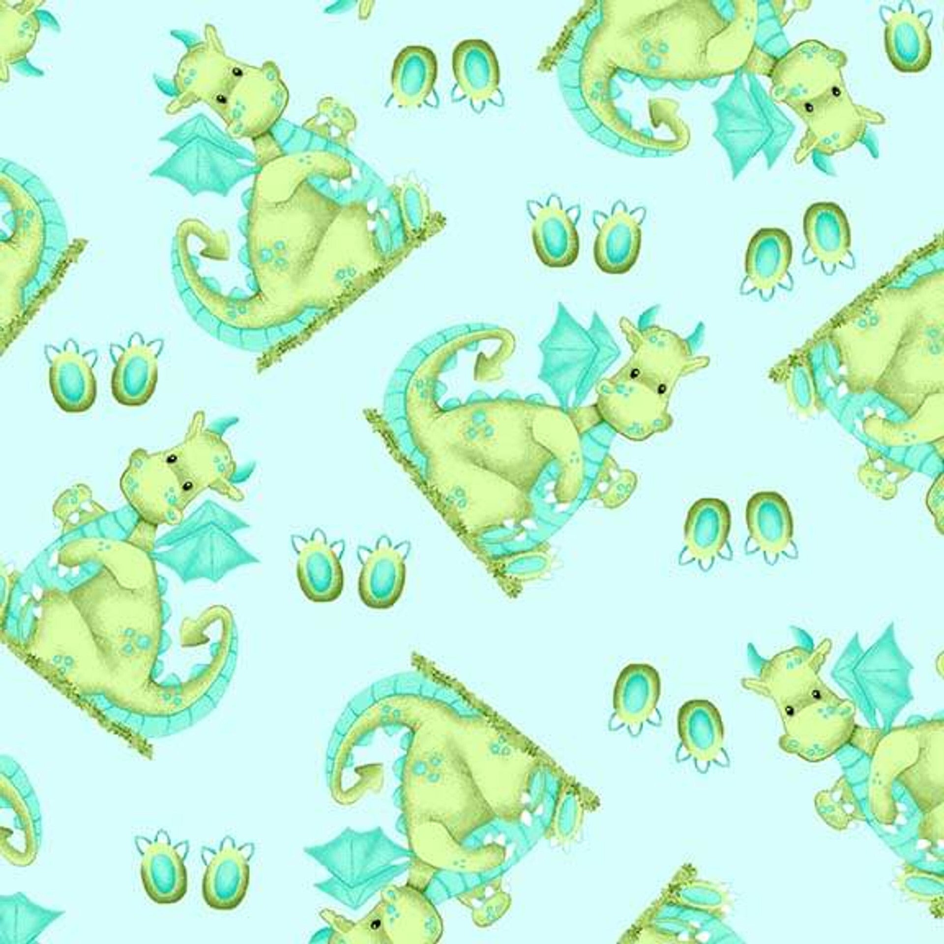 Baby Dragon Flannel 1037-11