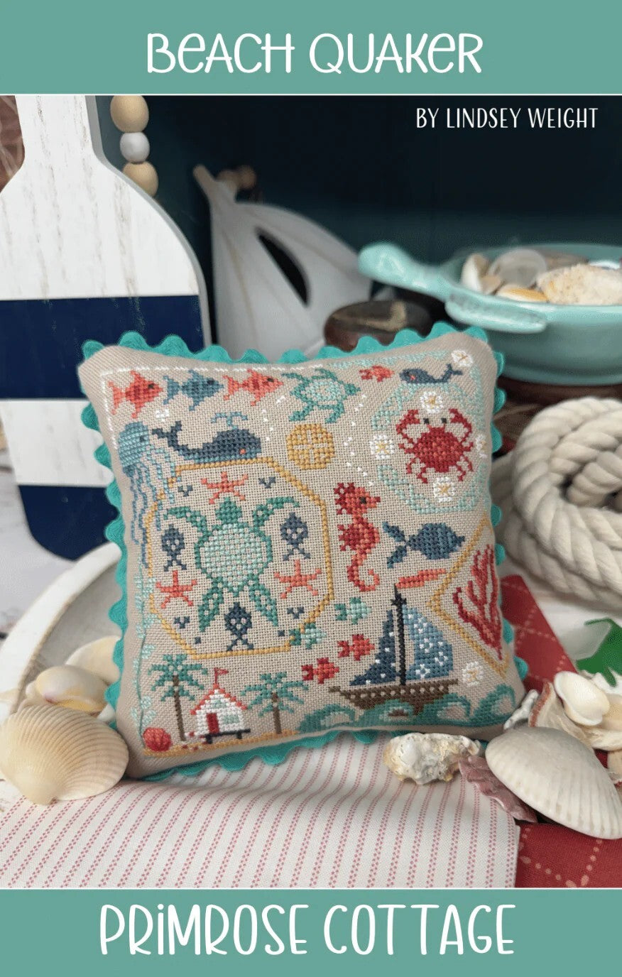 Beach Quaker Cross Stitch