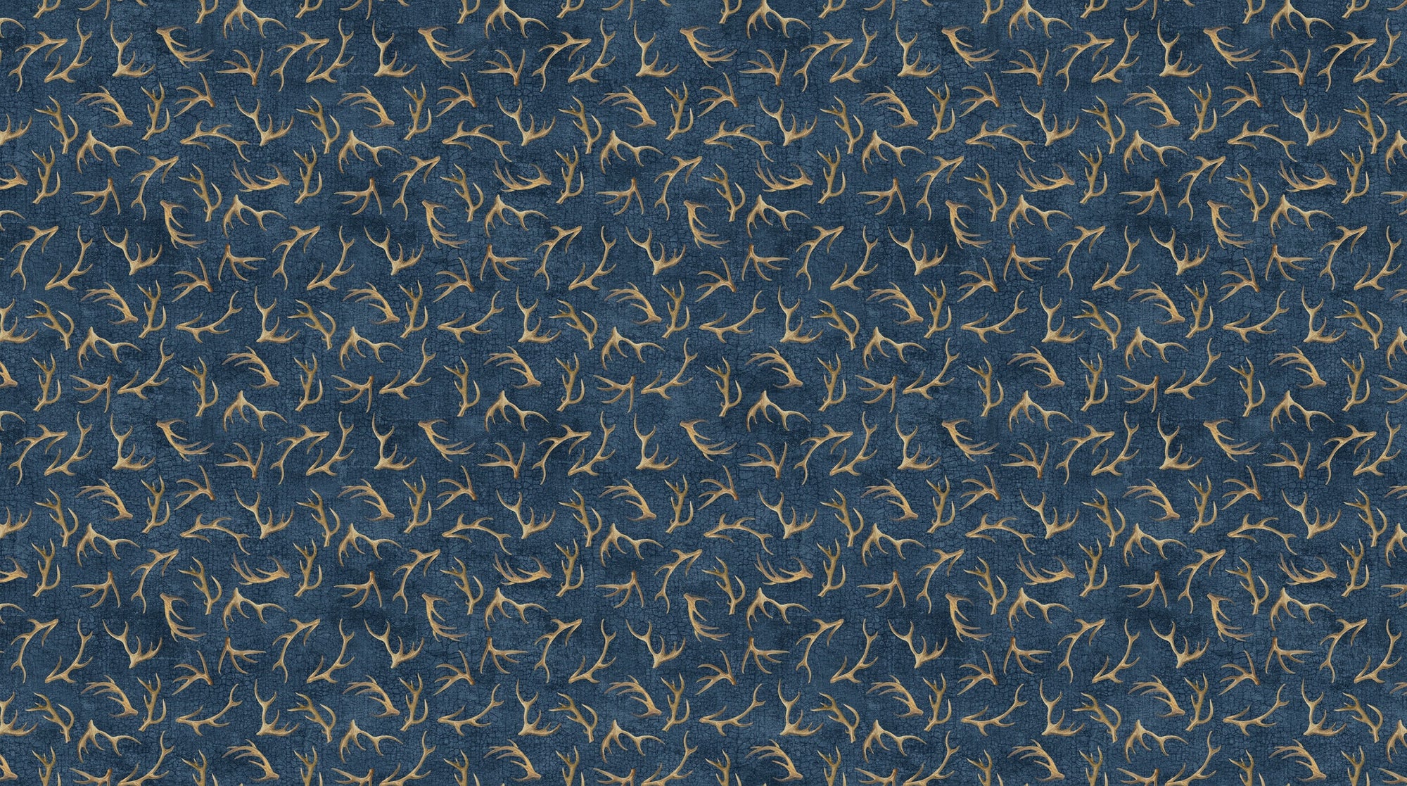 Birchwood - Naturescapes DP29109-45 Antlers Dark Blue Multi