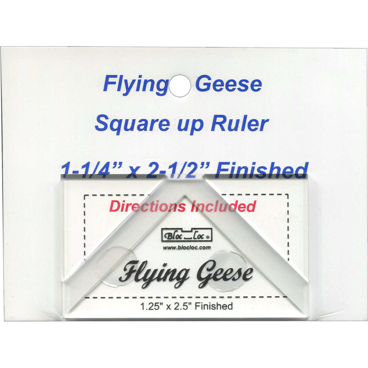 Bloc Loc Flying Geese 1 1/4" x 2 1/2"