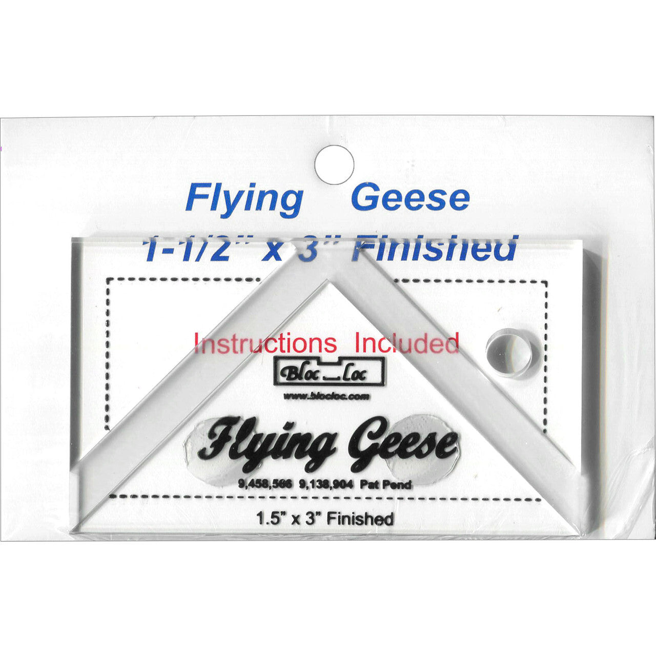 Bloc Loc Flying Geese 1.5" x 3