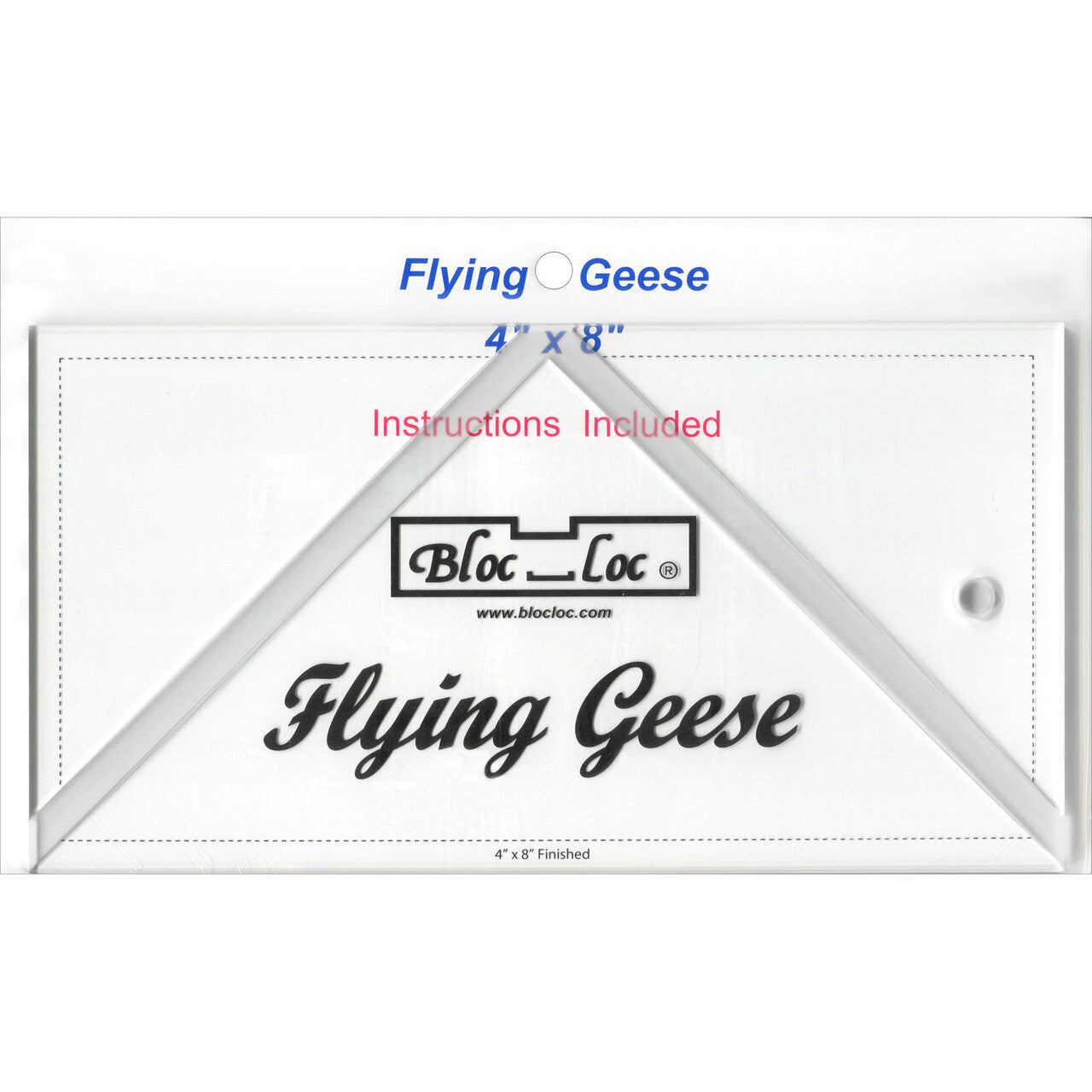 Bloc Loc Flying Geese 4" x 8"