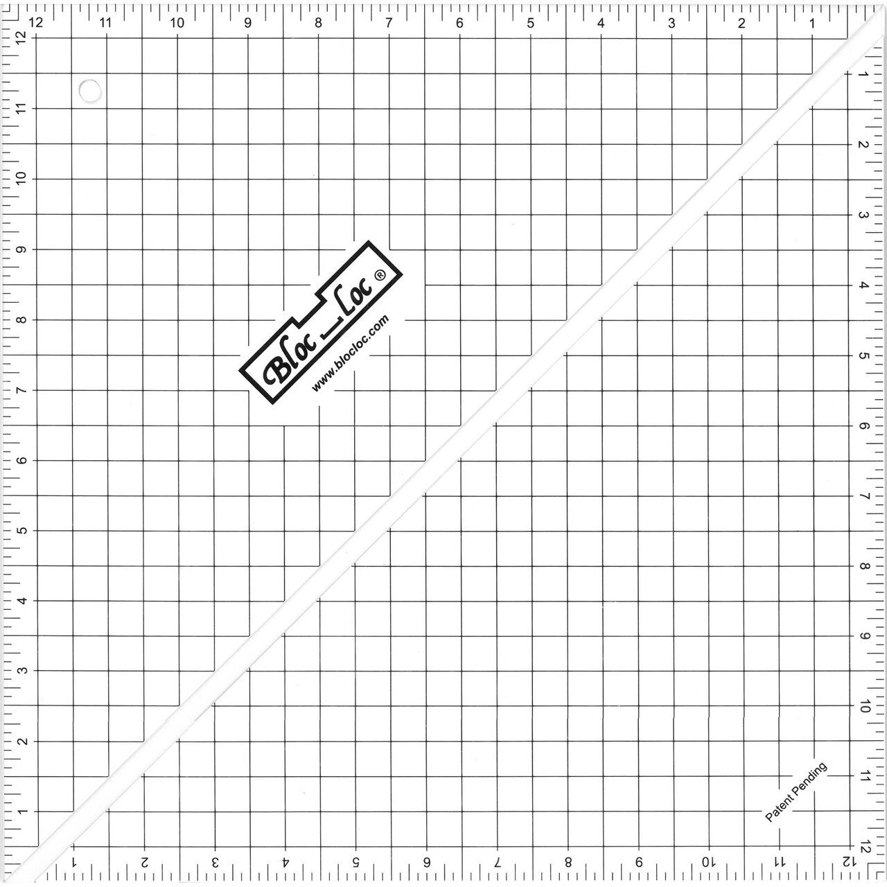 Bloc Loc Half Square Triangle 12.5"
