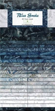 Blue Smoke Batik Jelly Roll
