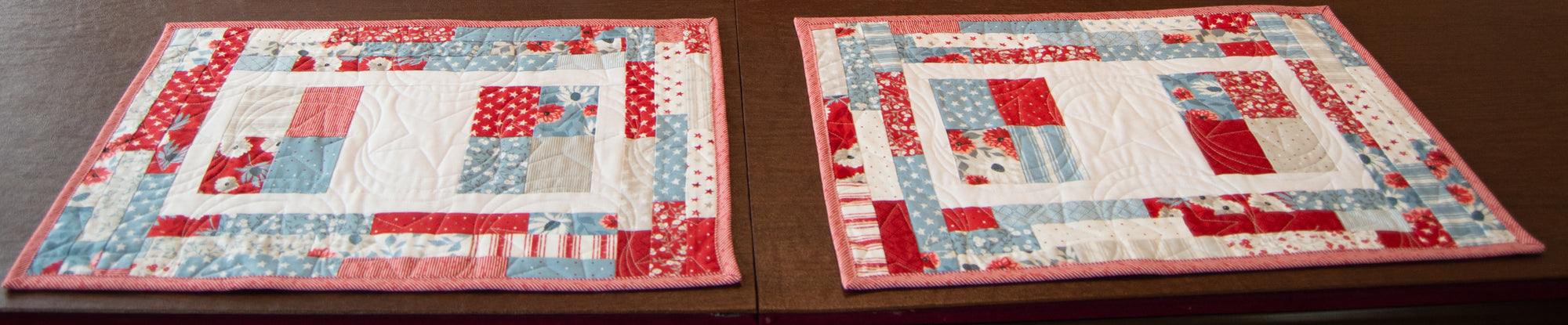 Brick Drive Set of (2)  Placemats Size 14" x 20"