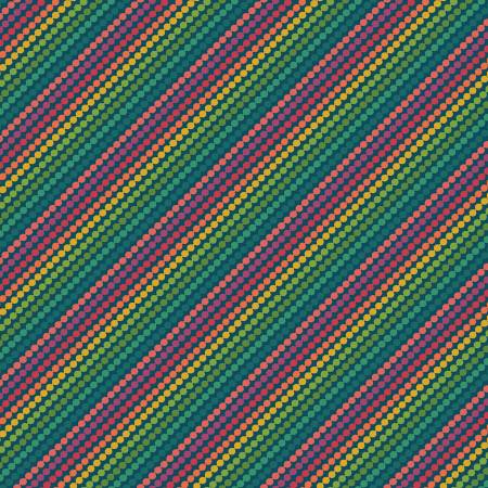 Market Street C14122-NAVY Rainbow Stripes Navy