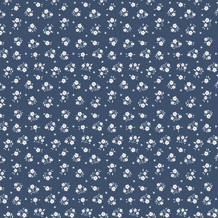 American Beauty Ditsy Navy C14446R-NAVY