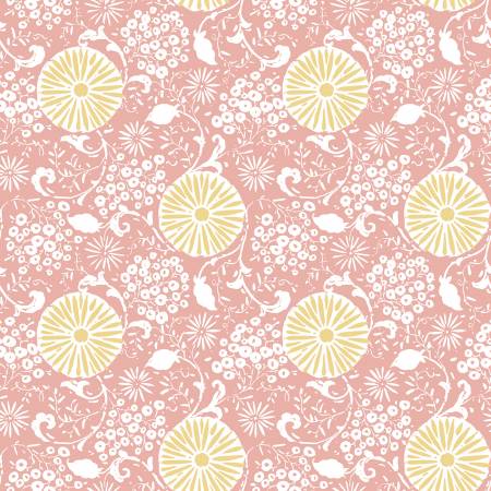 Love Me More Botanical Coral C15631-CORAL