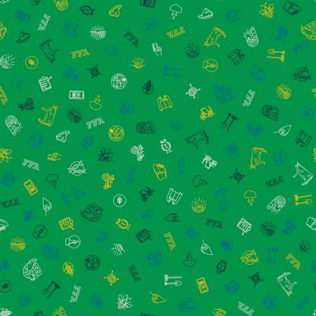 FFA Forever Blue 2 Icons Green C15852-GREEN