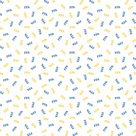 FFA Forever Blue 2 Logo Toss White C15853-WHITE