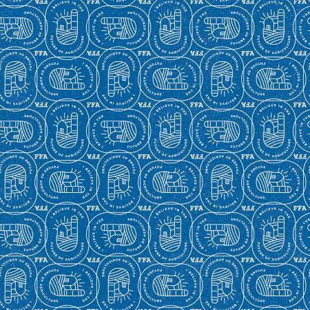 FFA Forever Blue 2 Farm Patch Blue C15854-BLUE