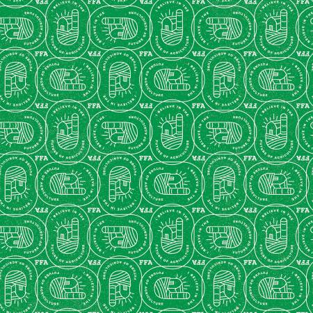 FFA Forever Blue 2 Farm Patch Green C15854-GREEN
