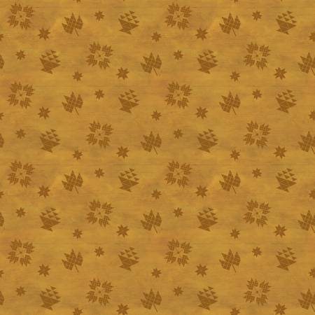 Covered Bridges in Fall Block Toss Gold C16213R-GOLD