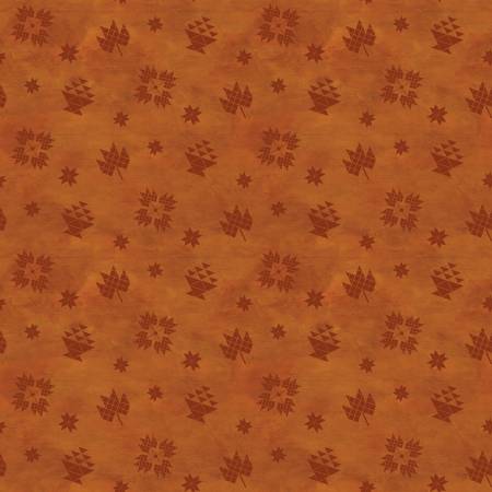 Covered Bridges in Fall Block Toss Orange C16213R-ORANGE