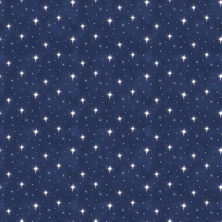 Come Let Us Adore Him Stars Navy C16314R-NAVY