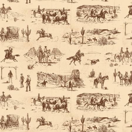 John Wayne American West  Main Cream C16620R-CREAM
