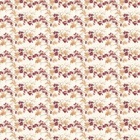 Evening on the Prairie  Prairie Berries Cream C16742-CREAM