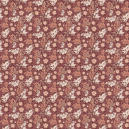 Evening on the Prairie  Ditsy Floral Marsala C16747-MARSALA