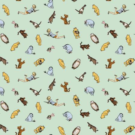 Winnie the Pooh Characters Green