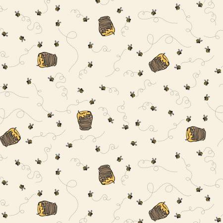 Winnie the Pooh Bees Cream C17004-CREAM